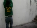 Gangstarapa playing bascket