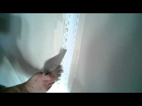 how to fasten drywall corner bead