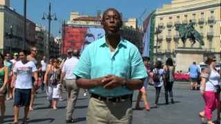 GlobeTrotter Jon Haggins TV in Madrid Pt 1