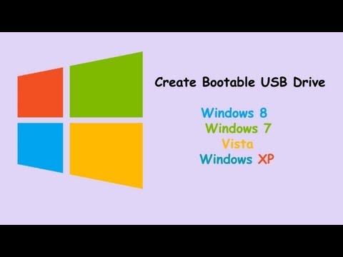 how to make a bootable usb windows xp