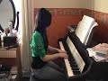 Danii plays Bella Notte on piano