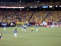 Saritama Durante Ecuador vs Colombia