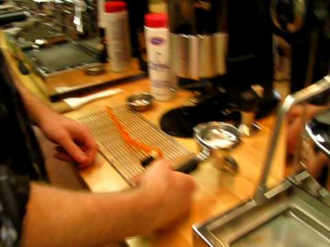 how to drain espresso machine