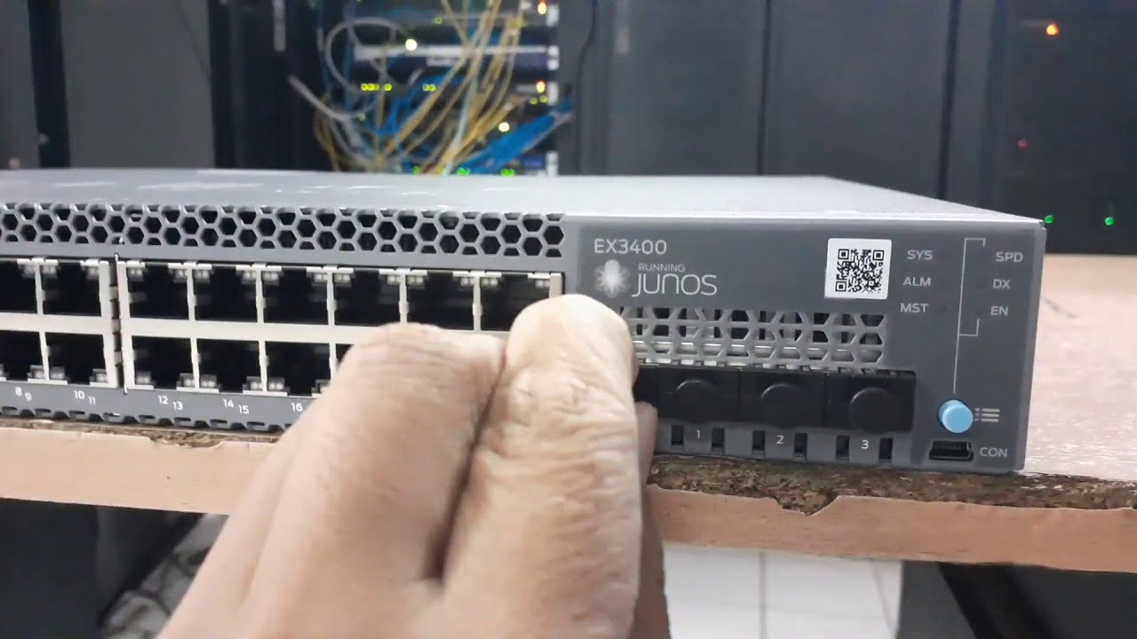 Video Clip Juniper EX3400-24T-DC