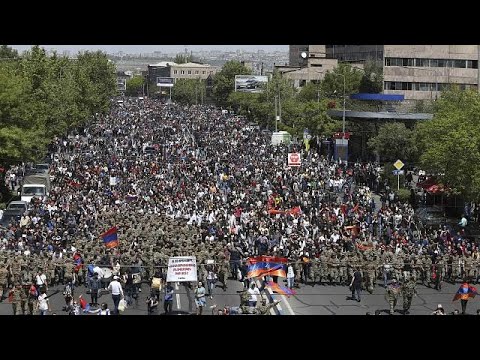 Massenfeiern in Armenien nach Sargsjan-Rcktritt