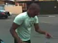 Aurora pipi on the street
