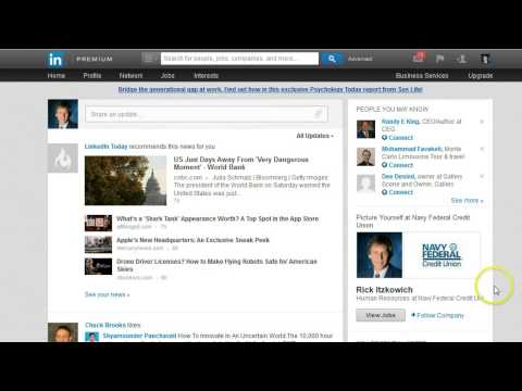 how to update linkedin without notifying