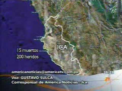 TERREMOTO PERU: ZONA de ICA PISCO ...
