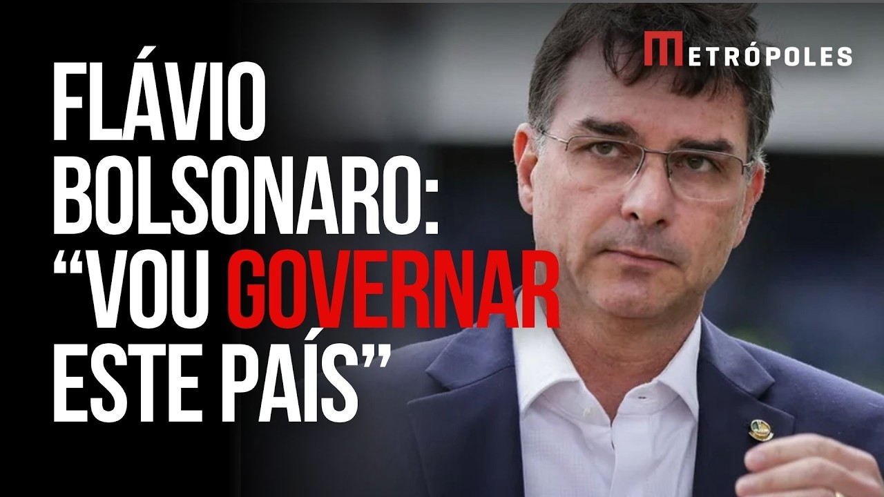 Flávio Bolsonaro defende dosimetria e diz: "Se for vontade de Deus, vou governar esse país"