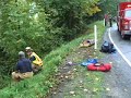 Car Over Cliff  Into Trees High Angle Extrication - Puyallup