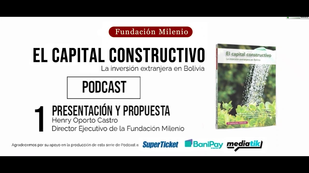 Primer Vídeo Podcast: El capital constructivo, presentación y propuesta
