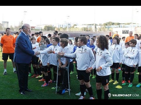 Valencia CF: Vicente del Bosque inaugura la Acadmeia GloVal Valencia CF