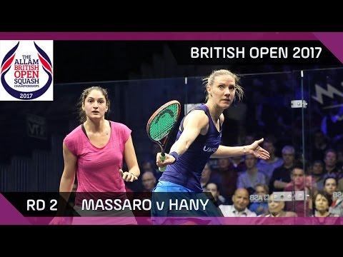 Squash: Massaro v Hany - British Open 2017 Rd 2 Highlights