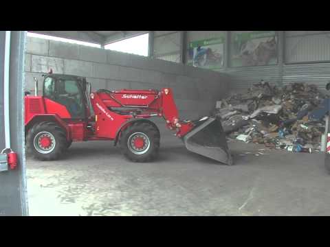 Schäffer Teleradlader 9380 T - Deponie
