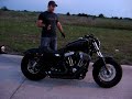 Sportster 48 Vance and Hines Staggered Shortshots and Nightster Peanut Tank