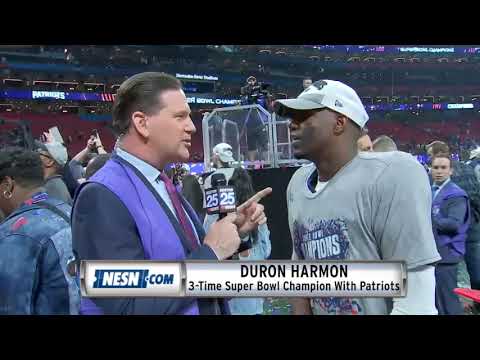 Video: Duron Harmon, Deatrich Wise On Field After Super Bowl 53 Patriots vs. Rams