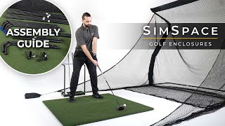 SimSpace Deluxe Practice Net | Unboxing & Assembly | DIY Golf Net | Indoor & Outdoor Golf Net