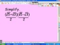 64 Binomials containing radicals