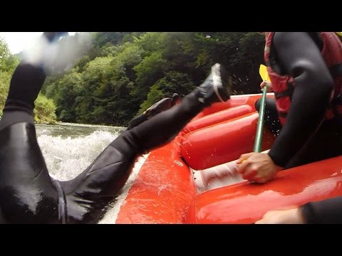 white - I was in France for a week with my Dad & Friends mountain biking but we decided to spice it up even more & go White Water Rafting! I hope you enjoyed :) ○ My Twitter - http://bit.ly/SyndicateTw...