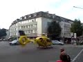 Helikopter startet mitten in Aachen Jakobstraße Ecke Karlsgraben