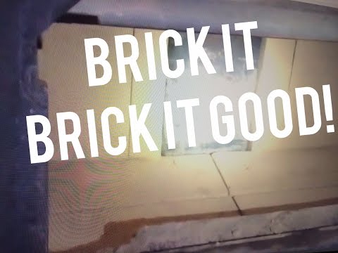 how to fit fire bricks