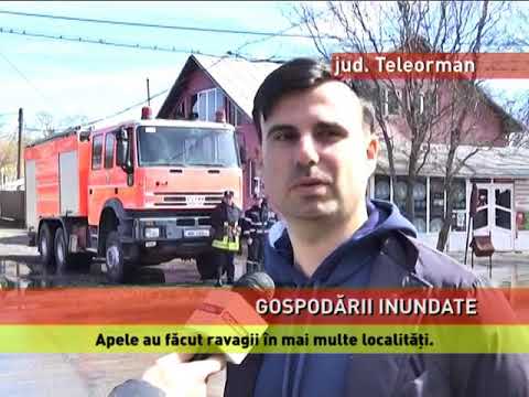 Apele au făcut ravagii în mai multe localităţi din Teleorman