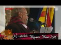 El Pregonero Labordeta en la Plaza del Pilar 2009