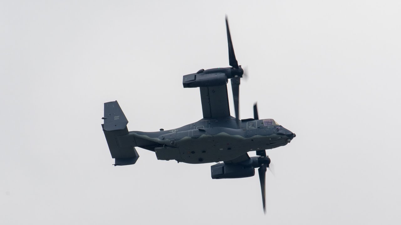 横田基地　CV-22 ガンダム22 横田基地に配備されたCV-22オスプレイの情報 何機いる？武器は