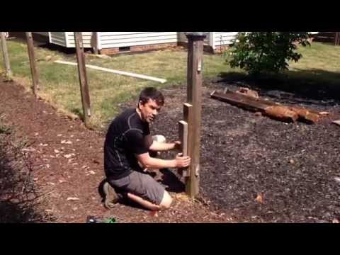 how to remove fence post