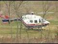 Motocyclist medevaced after collision with car