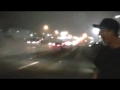 Camaro Burnout At A and W Lot Night