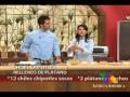 Recetas Practicas  - Chipotles rellenos de Plátano