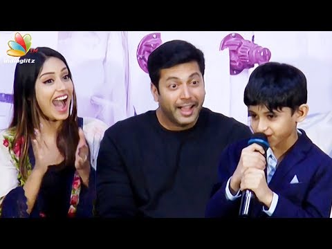 Hats off to myself! : Jayam Ravi's Son Cute Speech | Aarav, Nivetha Pethuraj | Tik Tik Tik