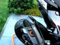 KTM 690 SMR with open Wings exhausts and custom graphics