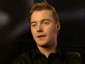 Ronan keating interviewing Westlife