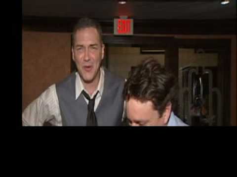 Chris Kattan & Norm MacDonald joking around.