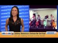Facebook.com - Become a Fan! Twitter.com - Follow Us! I'm Joslyn Davis for ClevverTV with an update from the set of 