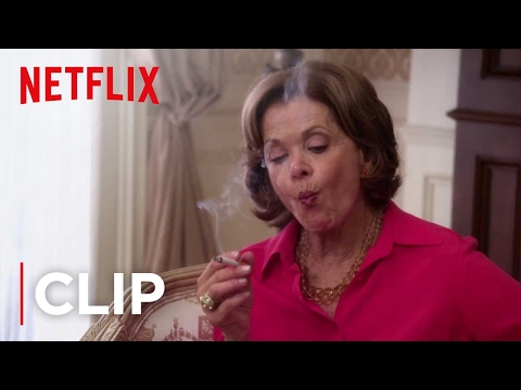 development - Arrested Development Season 4 - Lucille finds a way to get around the building's strict no smoking policy and the fact that her ankle monitor prevents her fr...