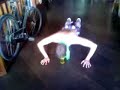 morgs doin punishment press ups