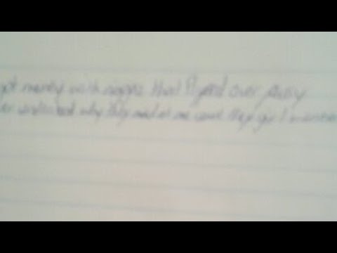 Writting A Rap Verse