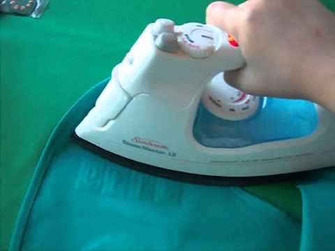 how to put on an iron on patch