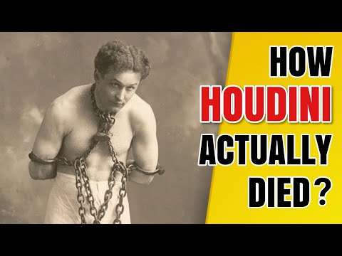 Mysterious Death Of Harry Houdini | Death Of Harry Houdini