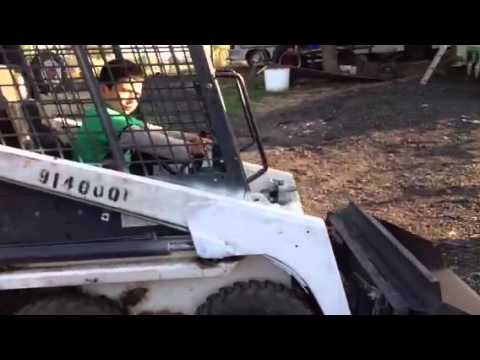 how to drive a bobcat