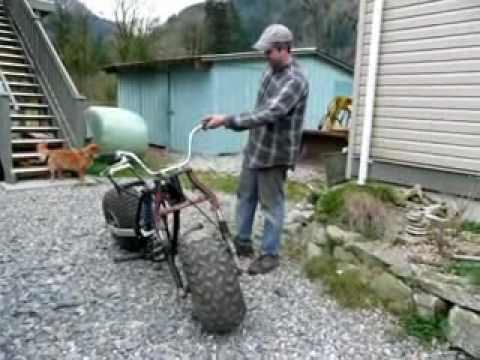 Honda ATC 200 3 wheeler to 2 Big Wheel Fat Cat Hippo Hog Dirtbike Project