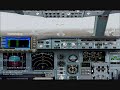 Cockpit View Landing at Manila