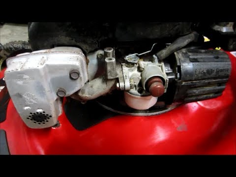 how to use carburetor cleaner lawn mower
