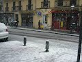 Nevada en Madrid hoy 9 enero 2009 zona Quevedo