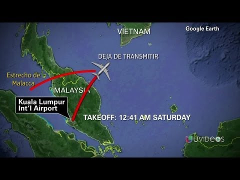 El avión de Malasia Airlines desvió su curso -- Exclusivo Online
