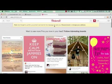 how to logout of pinterest