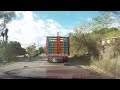 Central America Driving Route (time Lapse): El Salvador, Honduras, Nicaragua&costa Rica